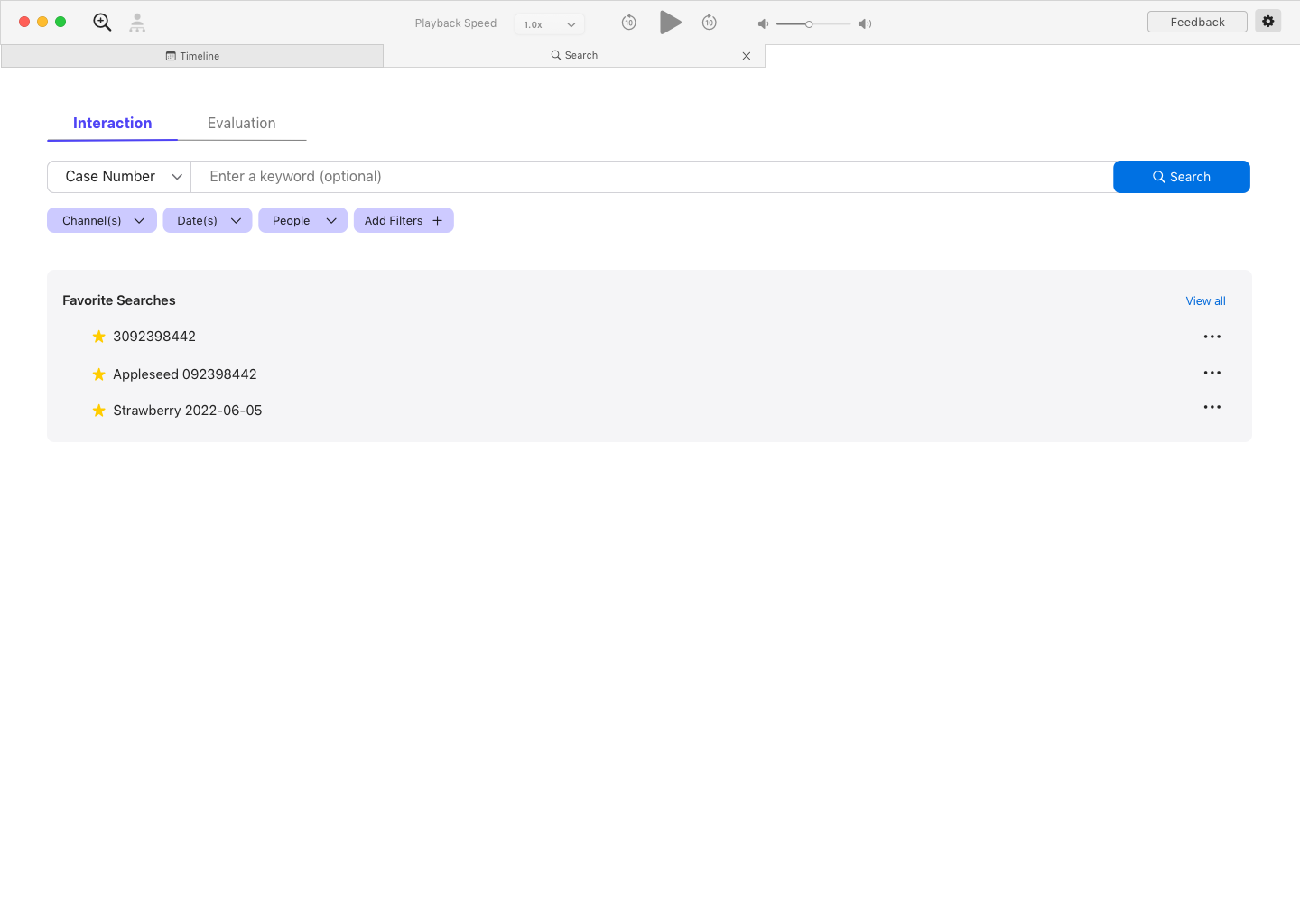 Final direction — redesigned unified search system with inline people filter