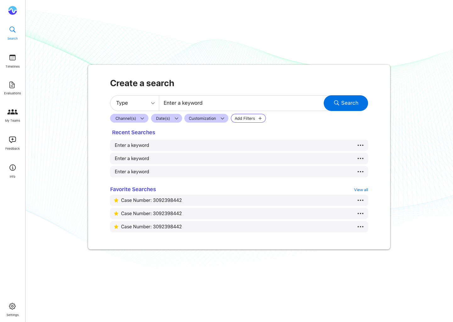 Iteration 02 — focused search entry with inline filters